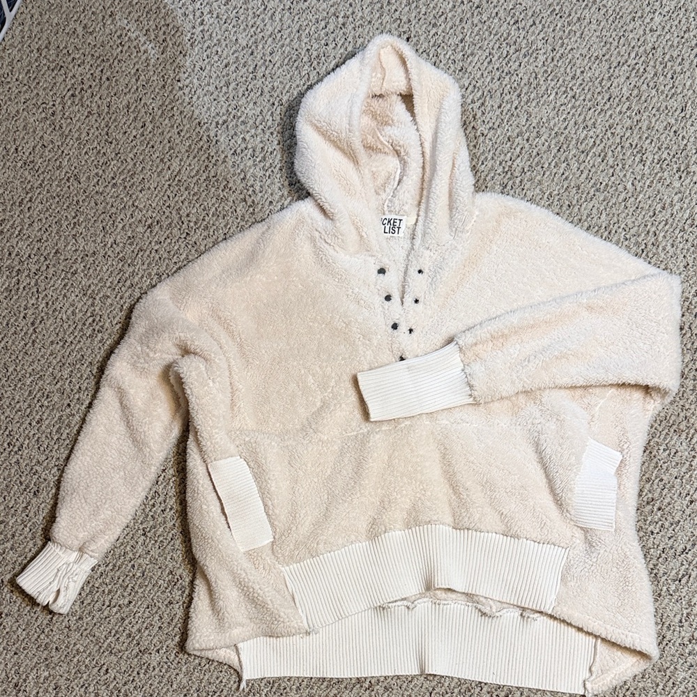 BUCKETLIST Cream Fleece Jacket